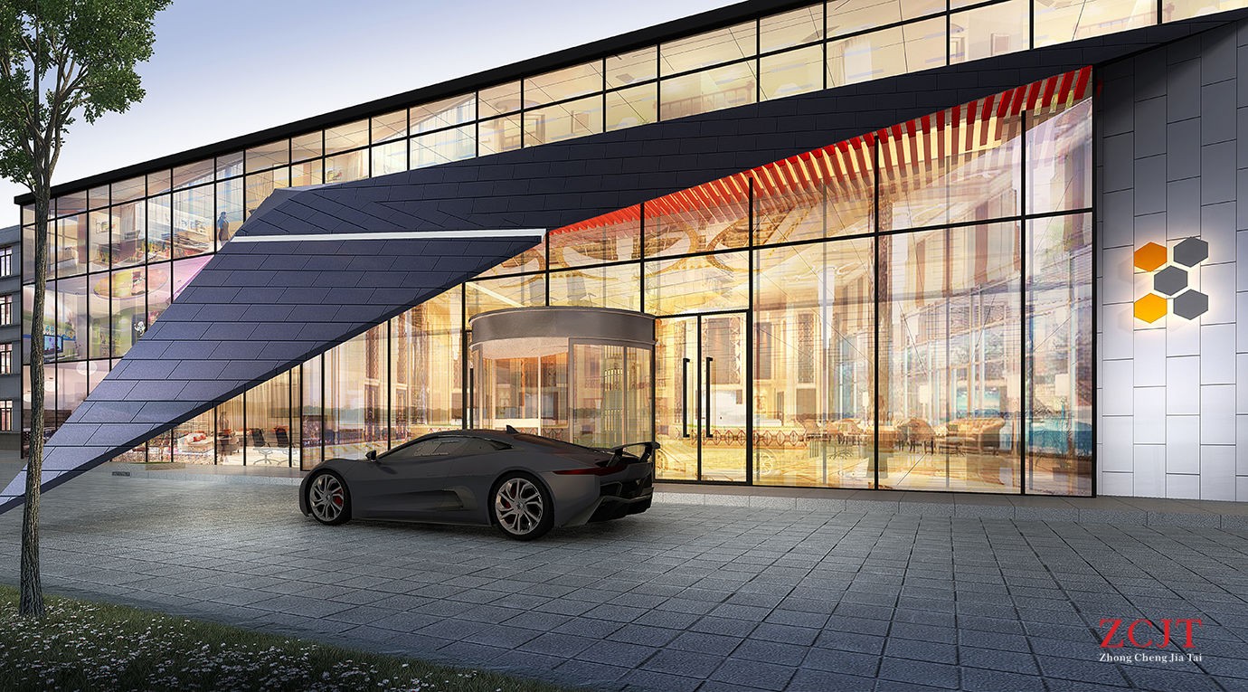 酒店门头泊车设计案例